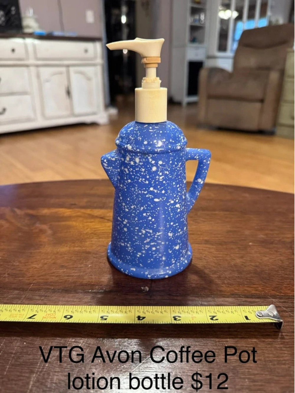 Avon country coffee lotion bottle